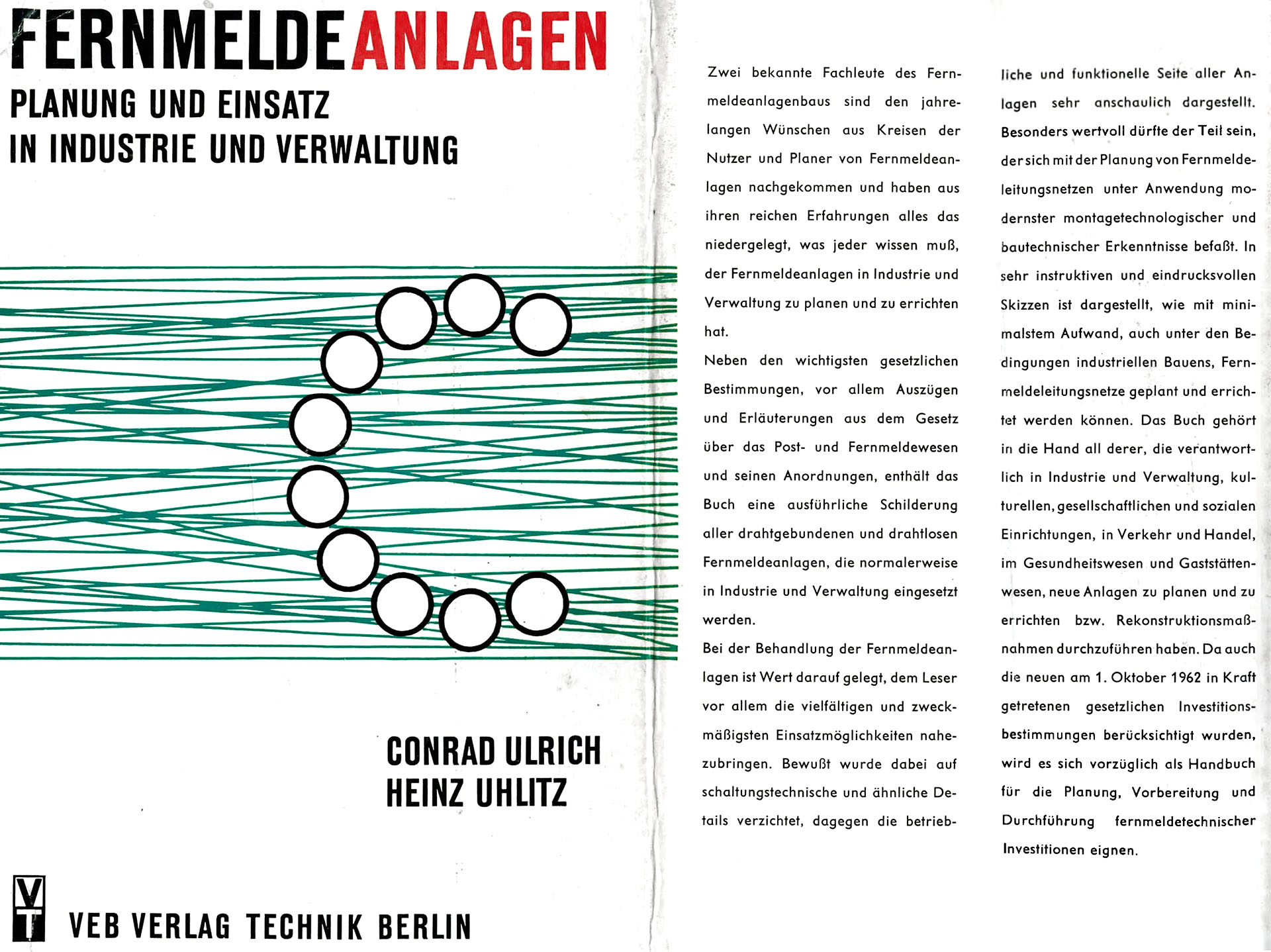 Fernmeldeanlagen - Ulrich, Conrad / Uhlitz, Heinz
